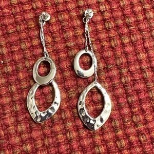 Lia Sophia dangle silver earrings